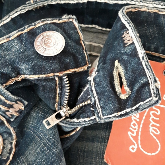 NWT True Religion Bobby Super T Dark Blue Jeans - Picture 4 of 8